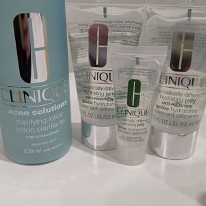 Clinique skincare products
